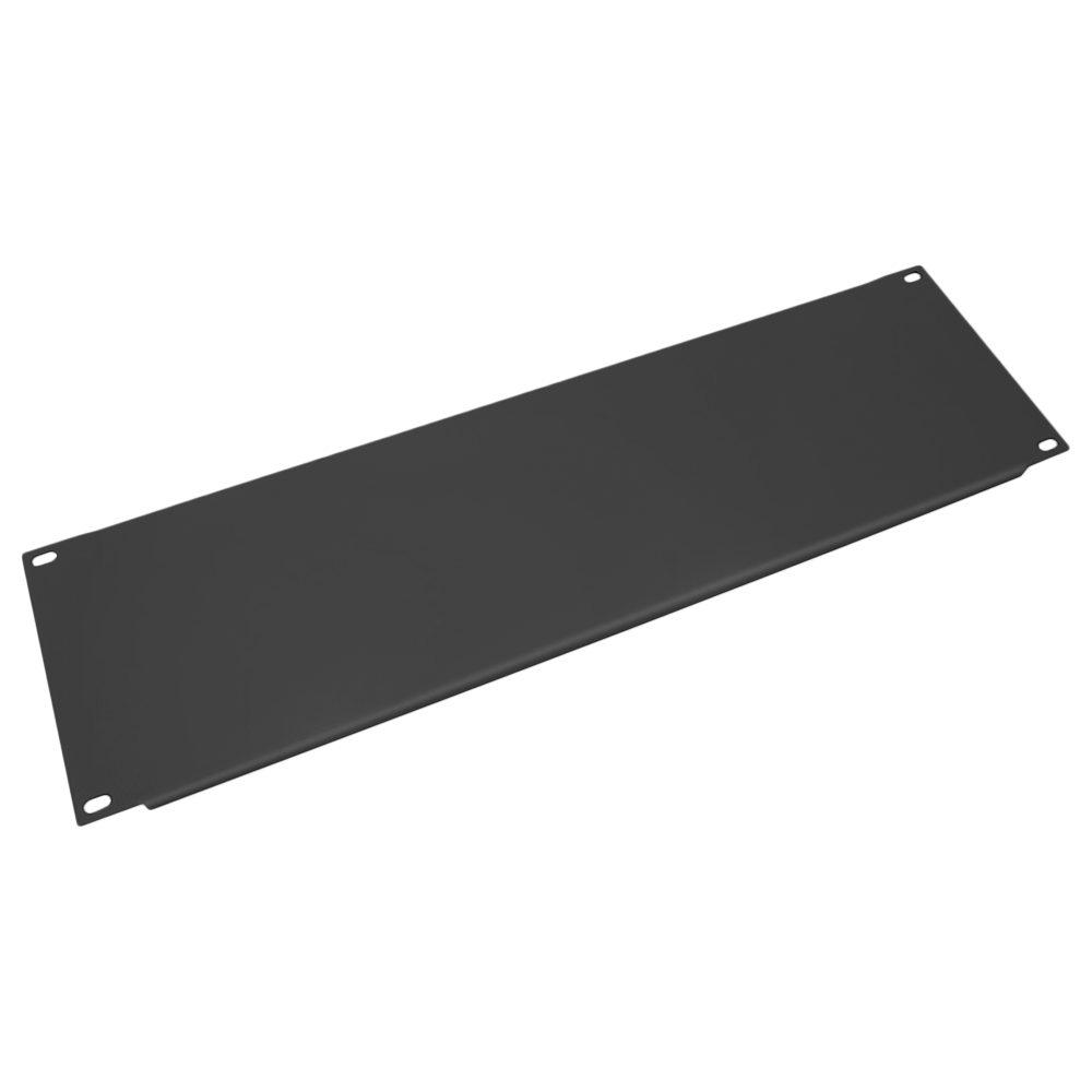 Фальш-панель Cabeus SH-J019-3U-BK, 19", 3U, неперфорированная, чёрный