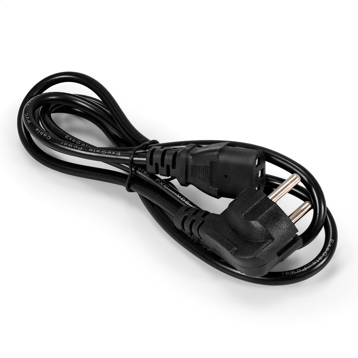Кабель питания EXEGATE EX297779RUS, Schuko-C13, 1.5м, 6А