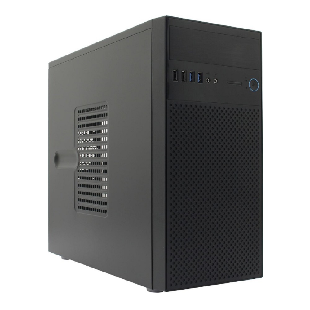 Корпус InWin ENR708, Mini-Tower, mATX, БП 600 Вт, черный