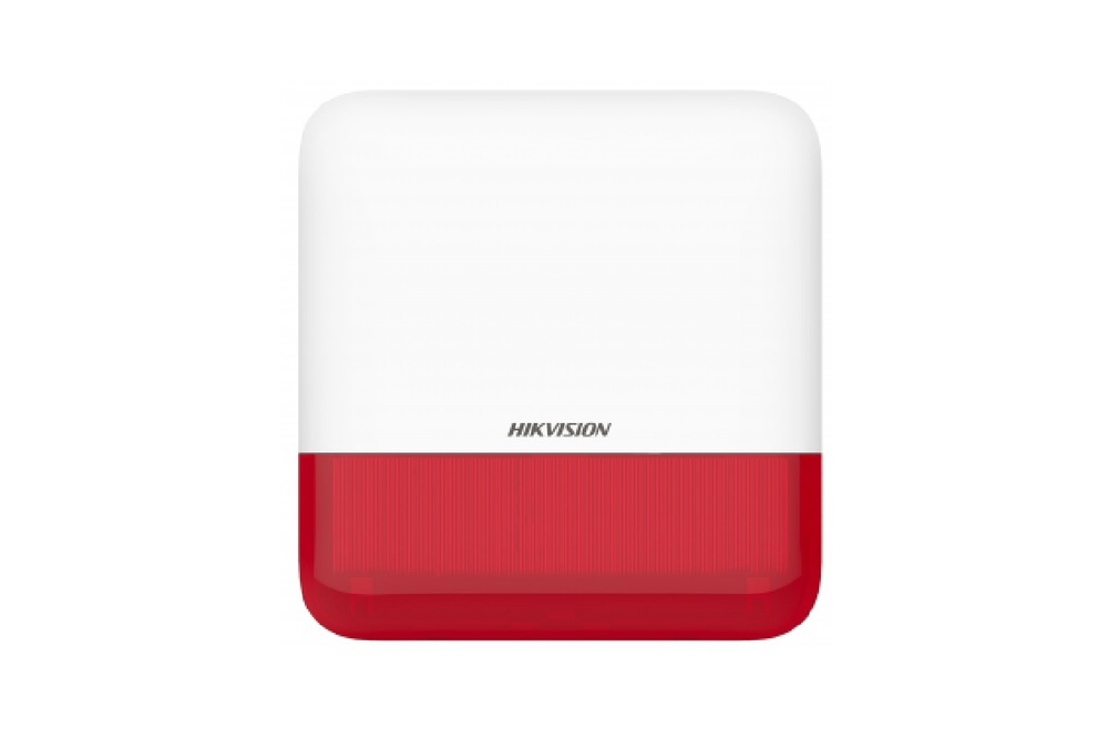 Извещатель Hikvision DS-PS1-E-WE(Red Indicator), ударный, беспроводной