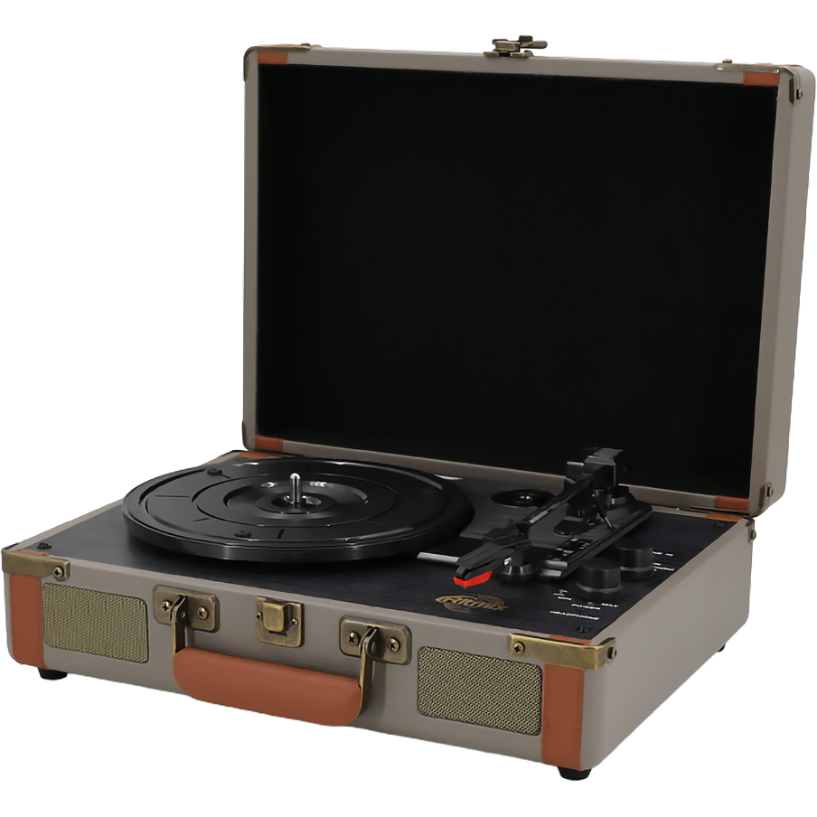 Проигрыватель винила Ritmix LP-130B, Bluetooth, встроенная стереоакустика 2x3 Вт, серый
