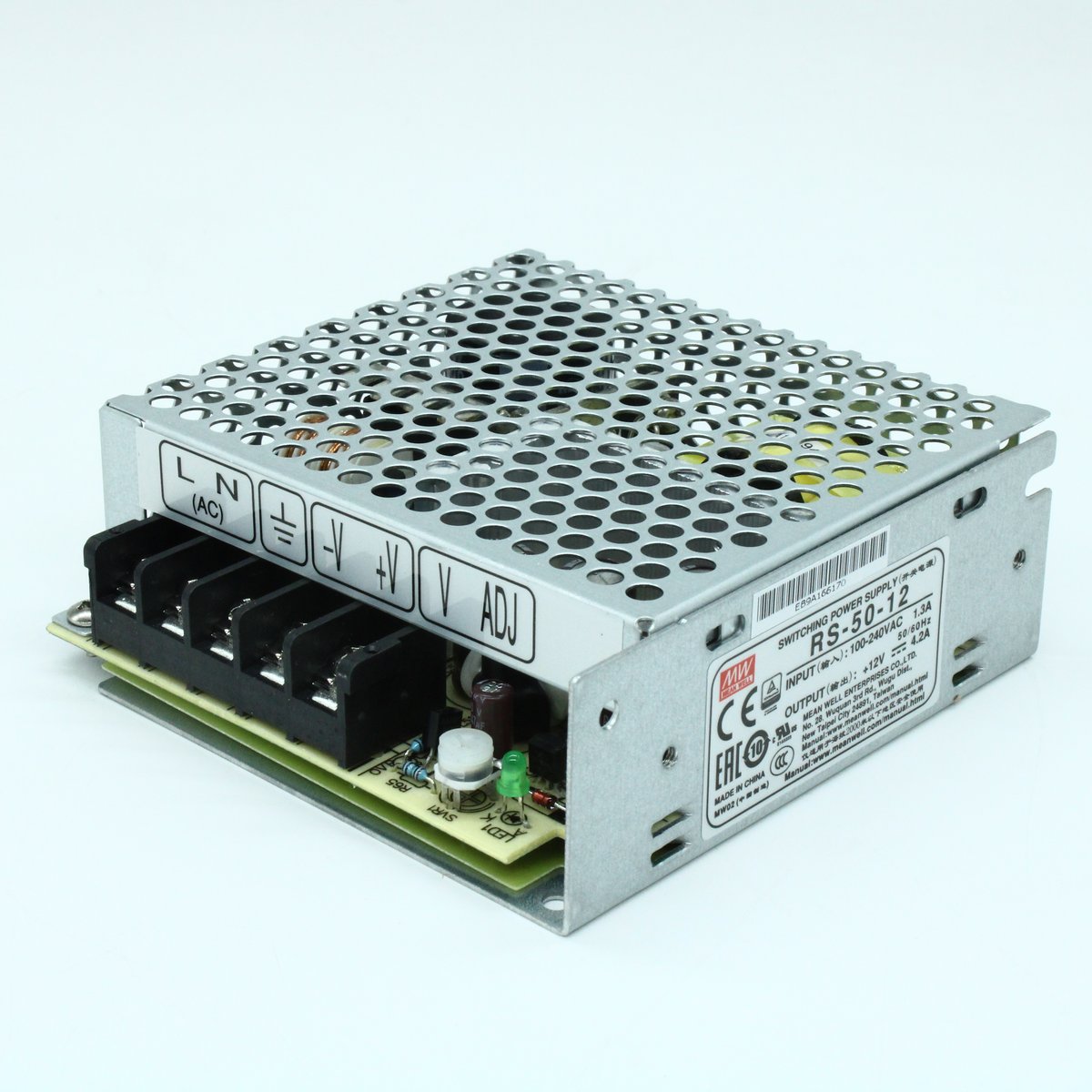 Преобразователь AC-DC Mean Well RS-50-12, в кожухе