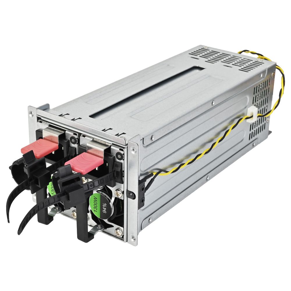 Блок питания серверный Silverstone ST-GM1300C-PF 2U CRPS Titanium 1300W+1300W, HS, PMBus 1.2, 82mm (W) x 102mm (H) x 239mm (D)