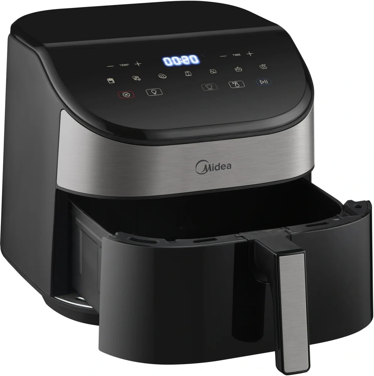 Аэрогриль Midea MAF-CY55WK, 5.5 л, 2250 Вт, 7 программ, сенсорное управление