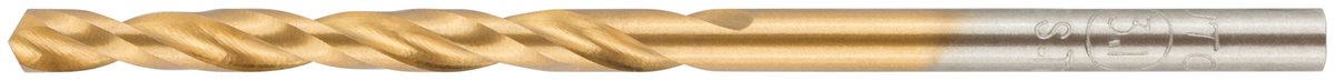 Сверло FIT 52-433, по металлу, HSS, TiN, 3.1×65 мм, 10 шт