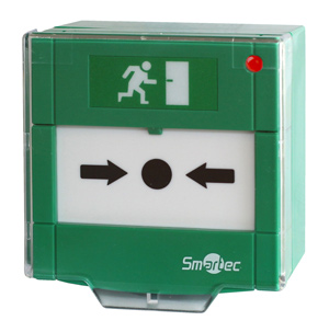 Устройство разблокировки Smartec ST-ER115SL-GN, с вставкой, НР/НЗ, зеленый