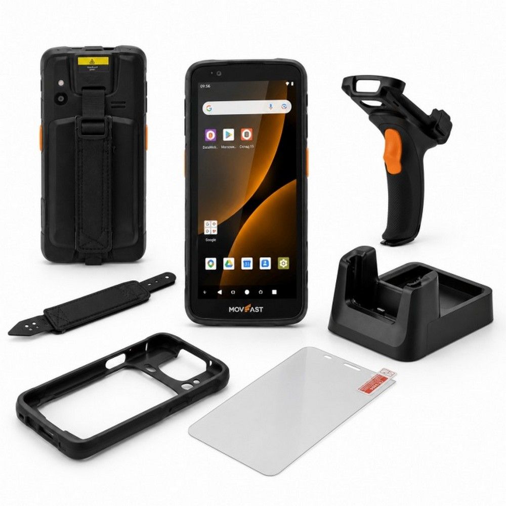 Терминал сбора данных Mertech S55 10004_S55, Android 13, 4ГБ/64ГБ, комплект