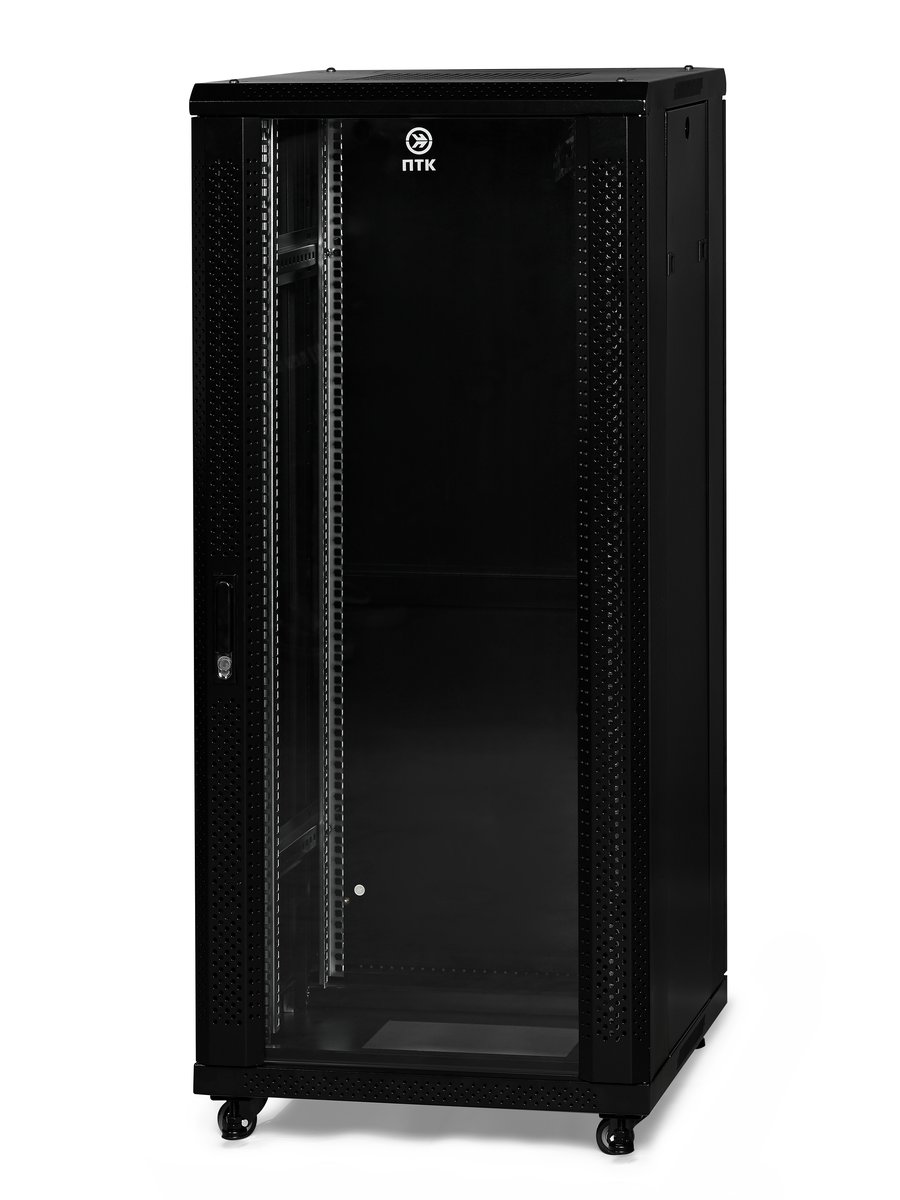 Шкаф Пожтехкабель-СКС 204-012, напольный, 19", 27U, 1388x600x600мм