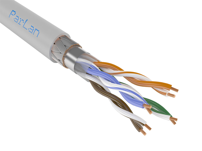 Кабель Паритет ParLan U/UTP Cat5e 2×2×0,52, LSLTx, 305 м