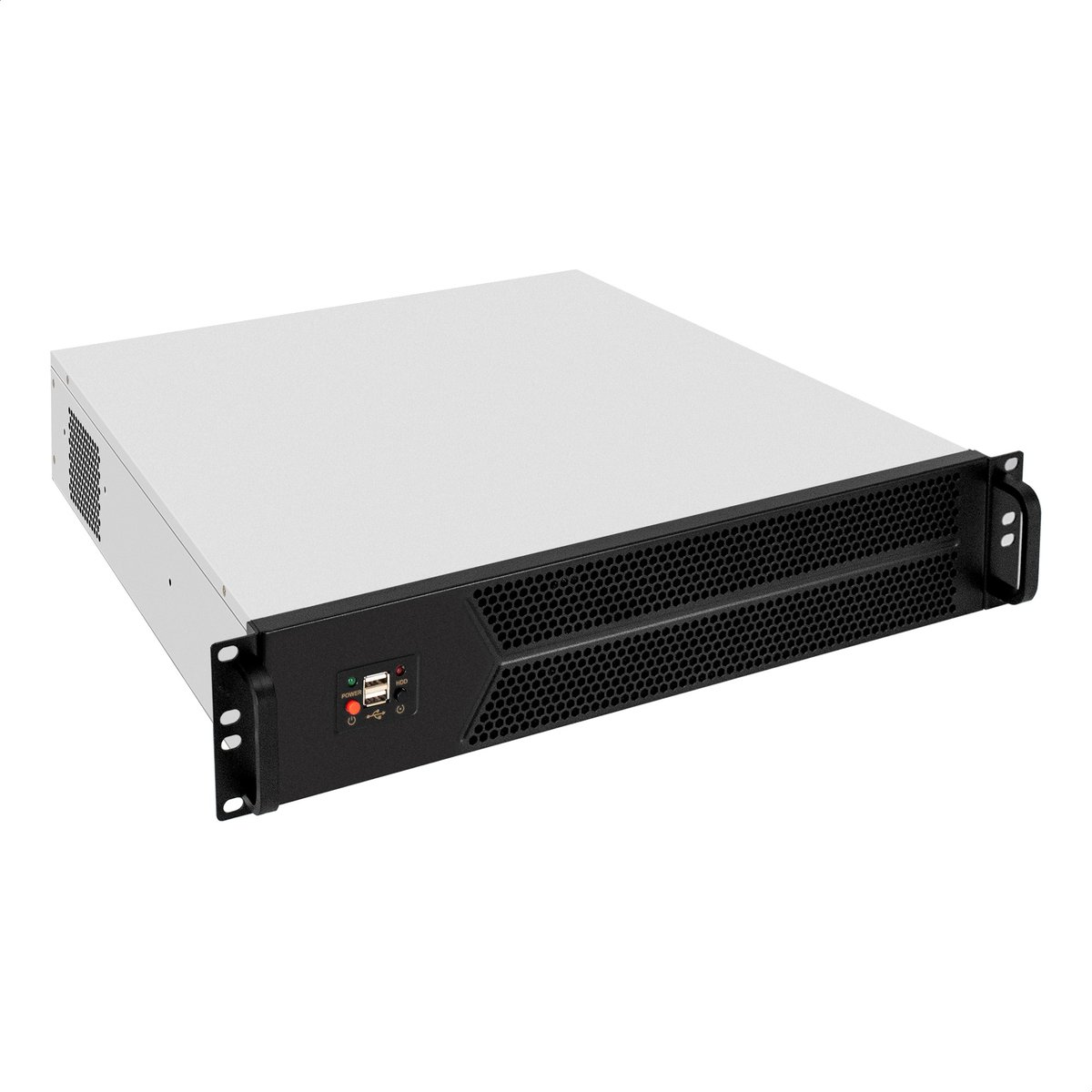 EX298493RUS Корпус для сервера ExeGate Pro 2U450-06 стоечный 19", 2U, глубина 450 мм, блок питания 1U-1100ADS, 2 порта USB