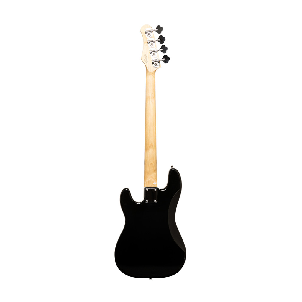 Бас-гитара STAGG SBP-30 BLK, 4 струны, форма Jazz Bass, 20 ладов, чёрная