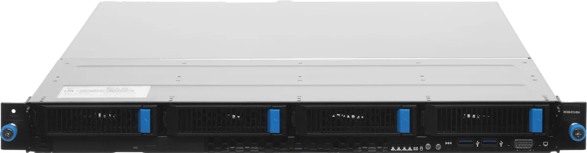 Сервер IRU RockIT RM-AS100, 1×Xeon E-2486, 16 ГБ, 500 ГБ SSD, 1U