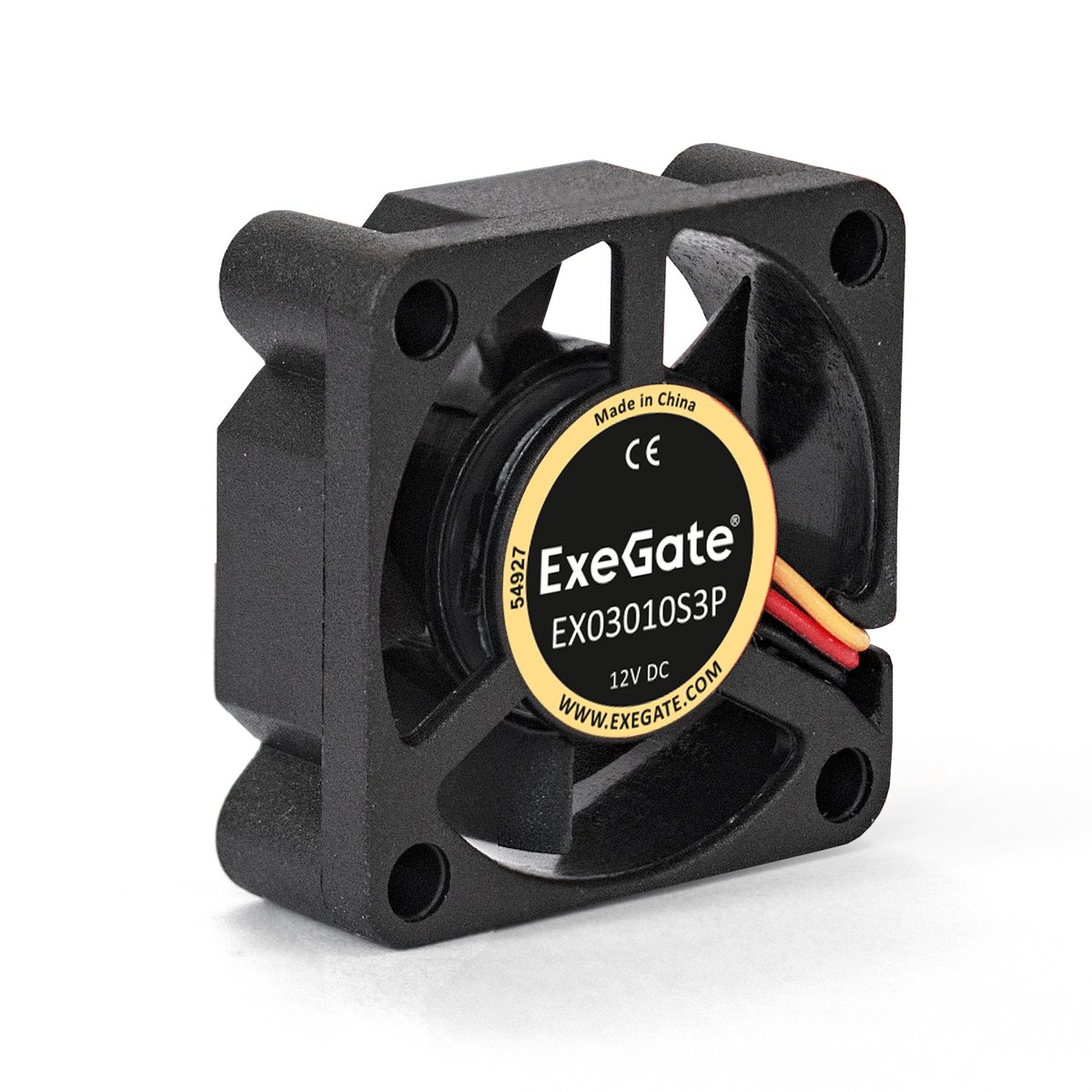Вентилятор ExeGate EX281210RUS Mirage-S, 30×30×10 мм, 9000 об/мин, 3-pin, 12 В