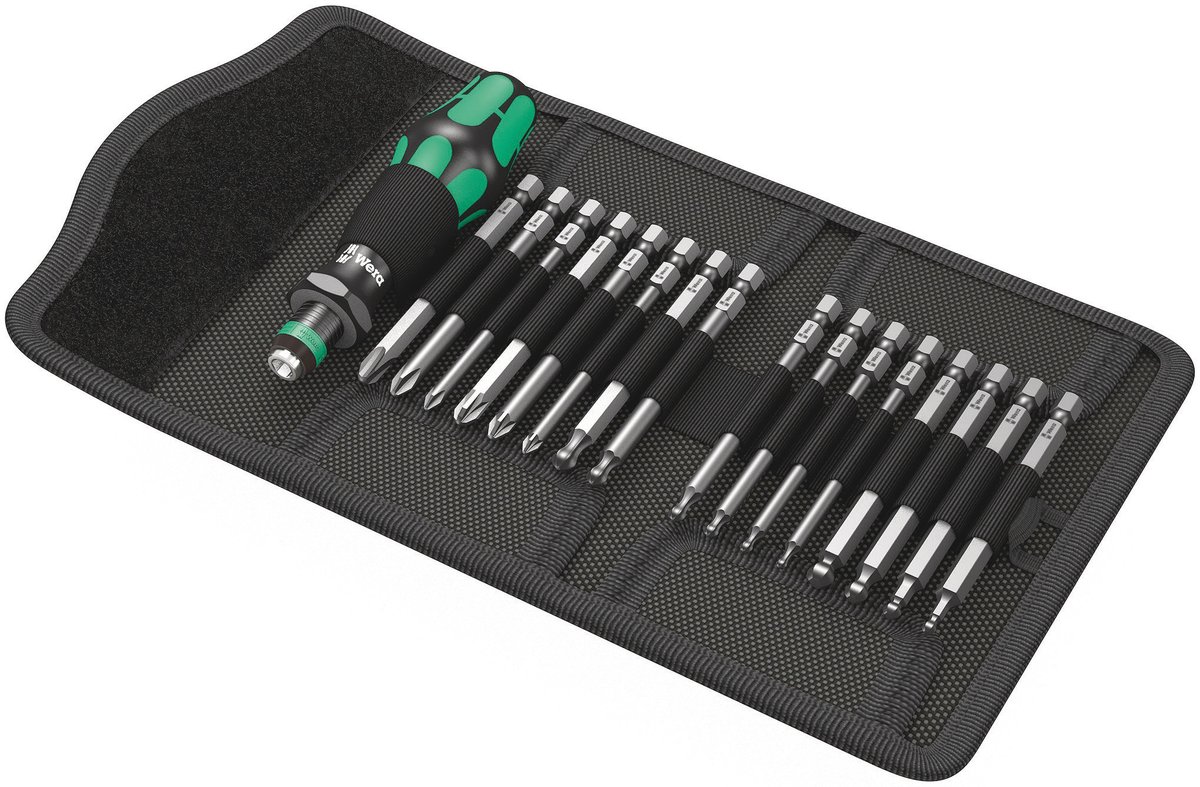 Набор бит WERA WE-059294 Kraftform Kompakt 60 KK, 17 предметов, 1/4"