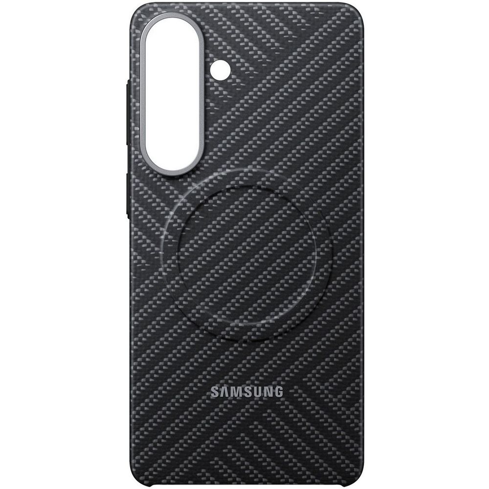 Чехол Samsung Carbon Magnet Case EF-KS947SSEGRU, для Galaxy S26+, MagSafe, арамид