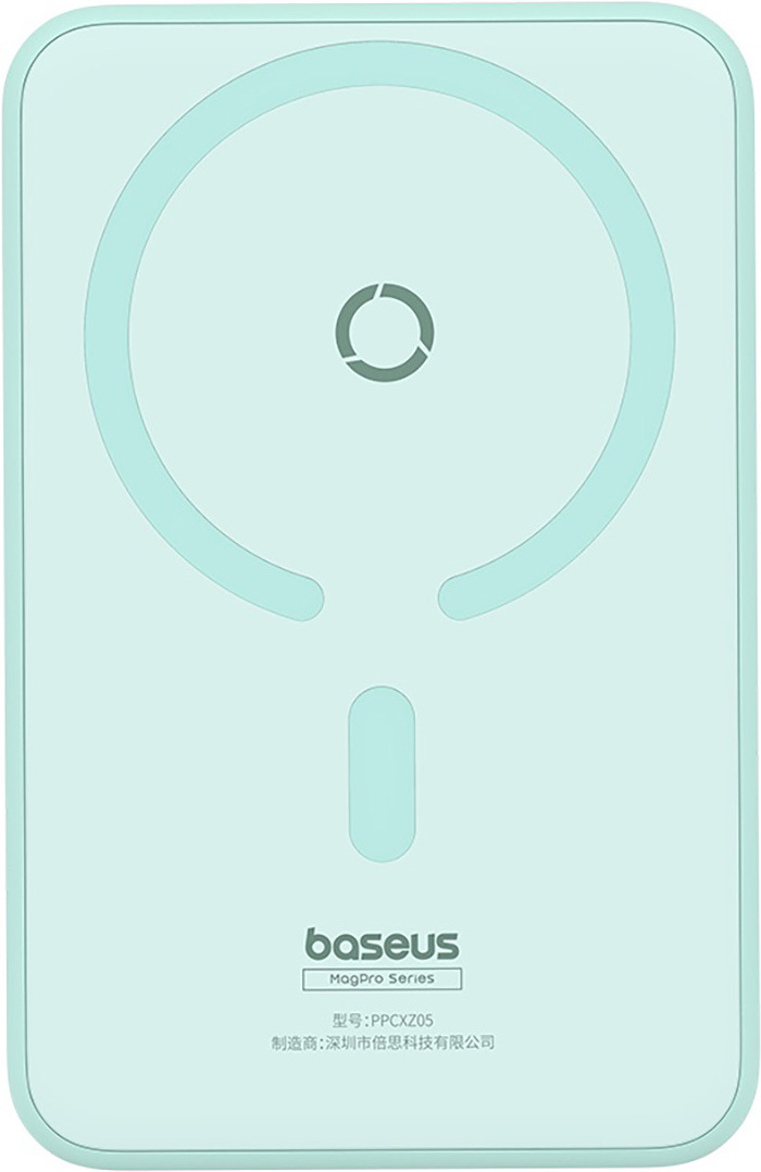 Зарядное устройство Baseus P10064101333-00, MagPro, Peppermint Blue