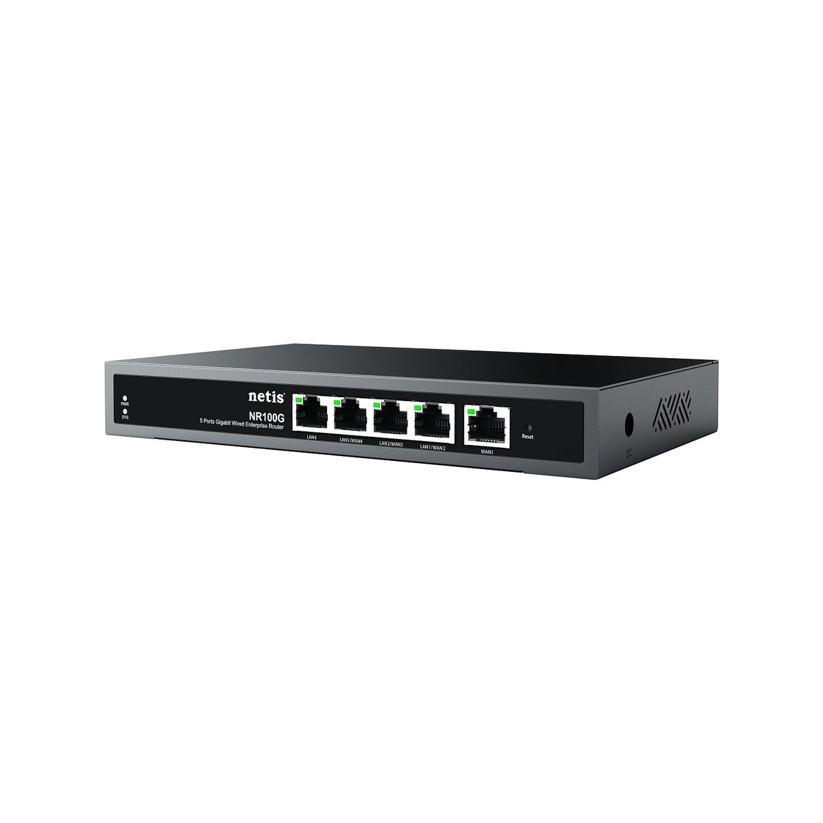 Маршрутизатор NETIS NR100G, 5×1GbE, Multi-WAN, контроллер AP