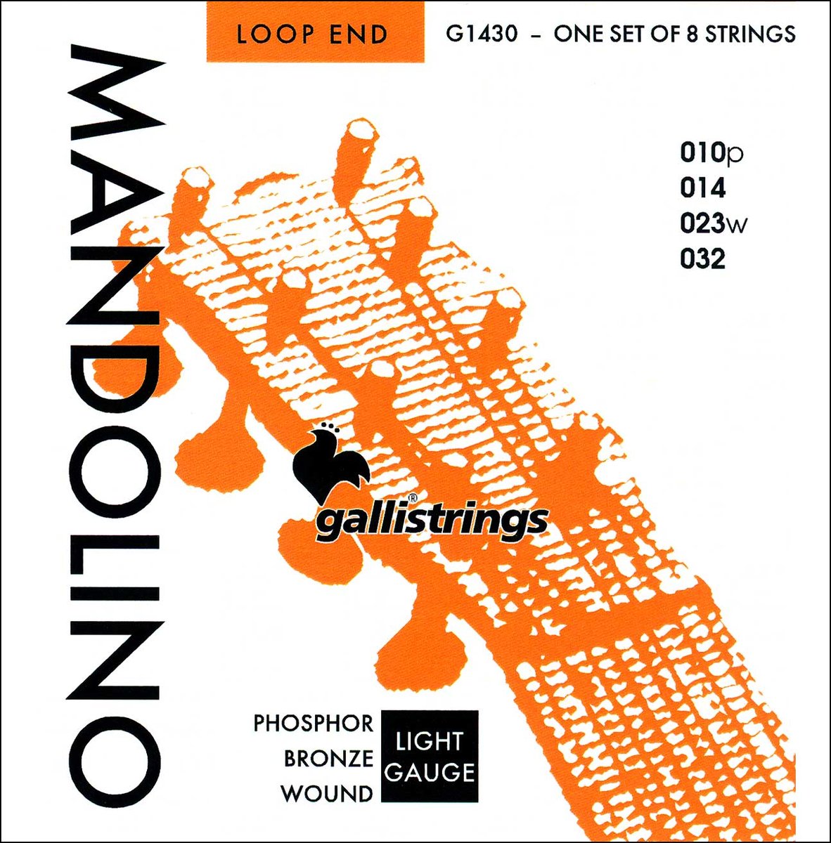 Комплект струн GALLI STRINGS G1430, мандолина, 10-32