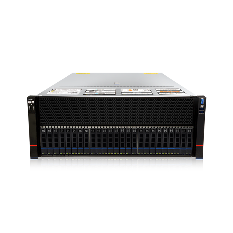 Серверная платформа Gooxi SYR4110G-D24R-G5, 4U, 2×AMD EPYC, 10 GPU, 24 NVMe