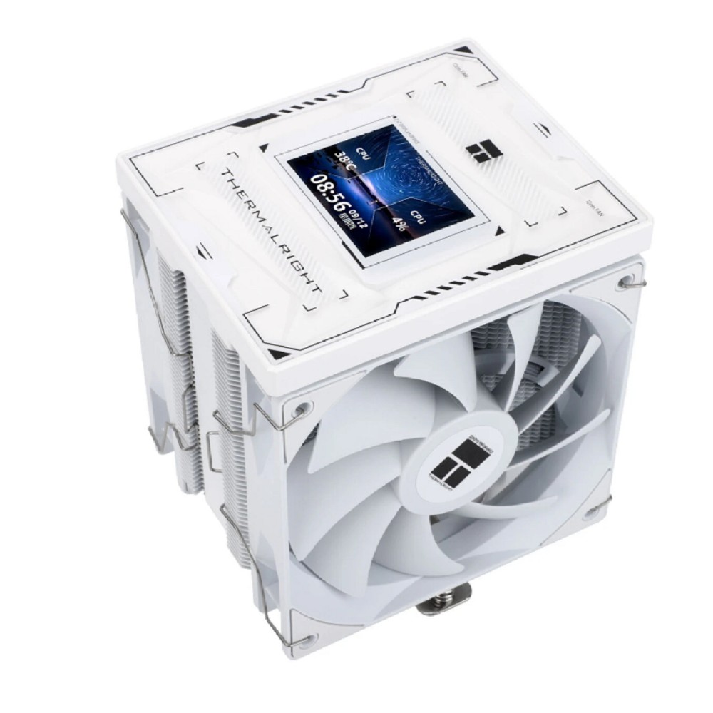 Кулер Thermalright Burst Assassin 120 Vision White TRBA120VW, башня, 2×120 мм PWM, 6 тепл. трубок 6 мм
