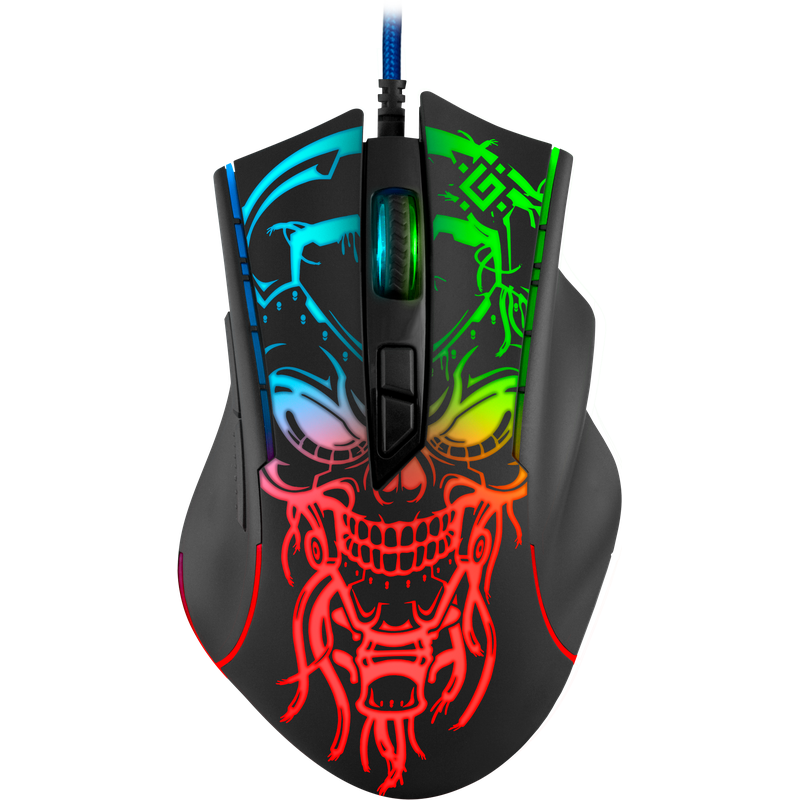 Мышь проводная Defender Bulletstorm GM-928, 7200 dpi, 7 кнопок, USB