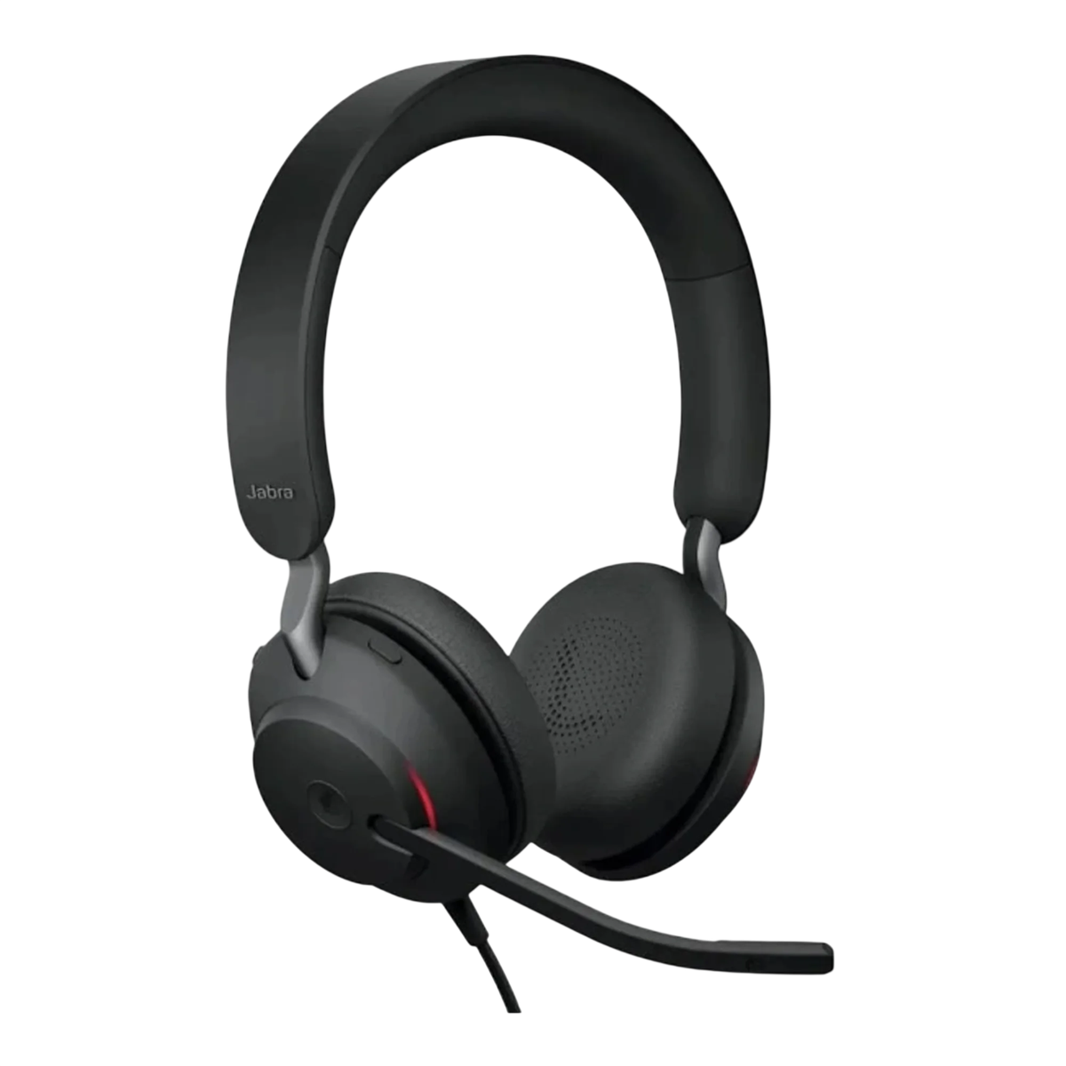 Гарнитура Jabra Evolve2 40 SE, USB-C/A, стерео, накладная, чёрная