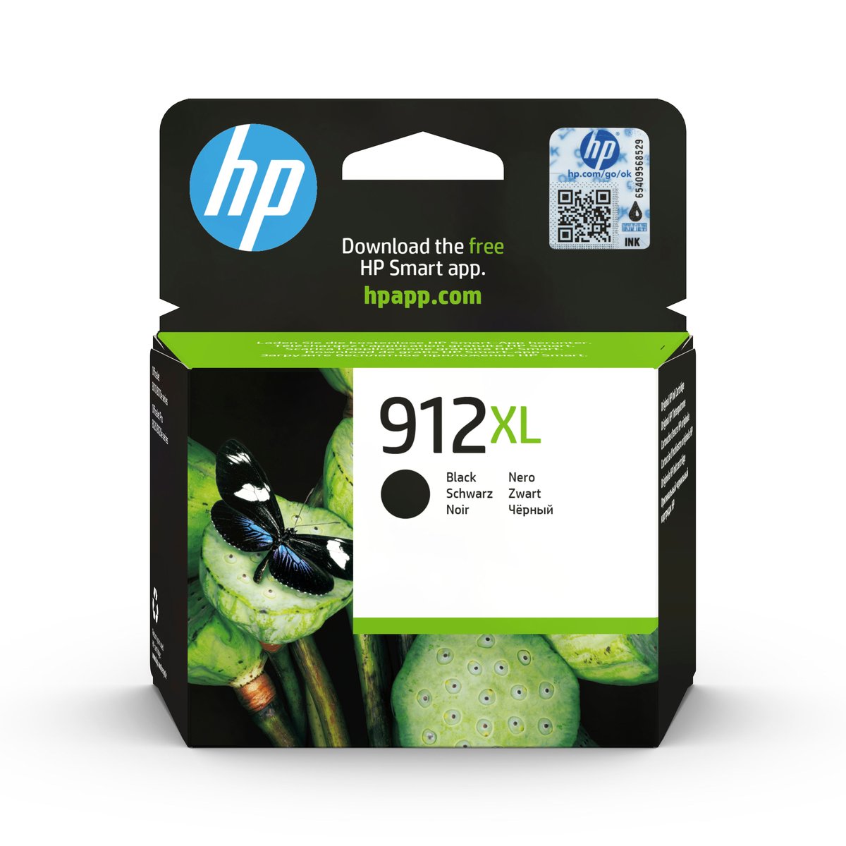 Картридж HP 912XL (3YL84AE), черный, пигментные чернила, 18 мл, 720 стр.