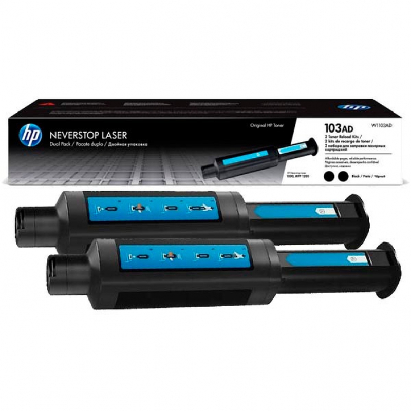 Заправочное устройство HP W1103AD (103AD), черный, 2×2500 стр., для Neverstop Laser