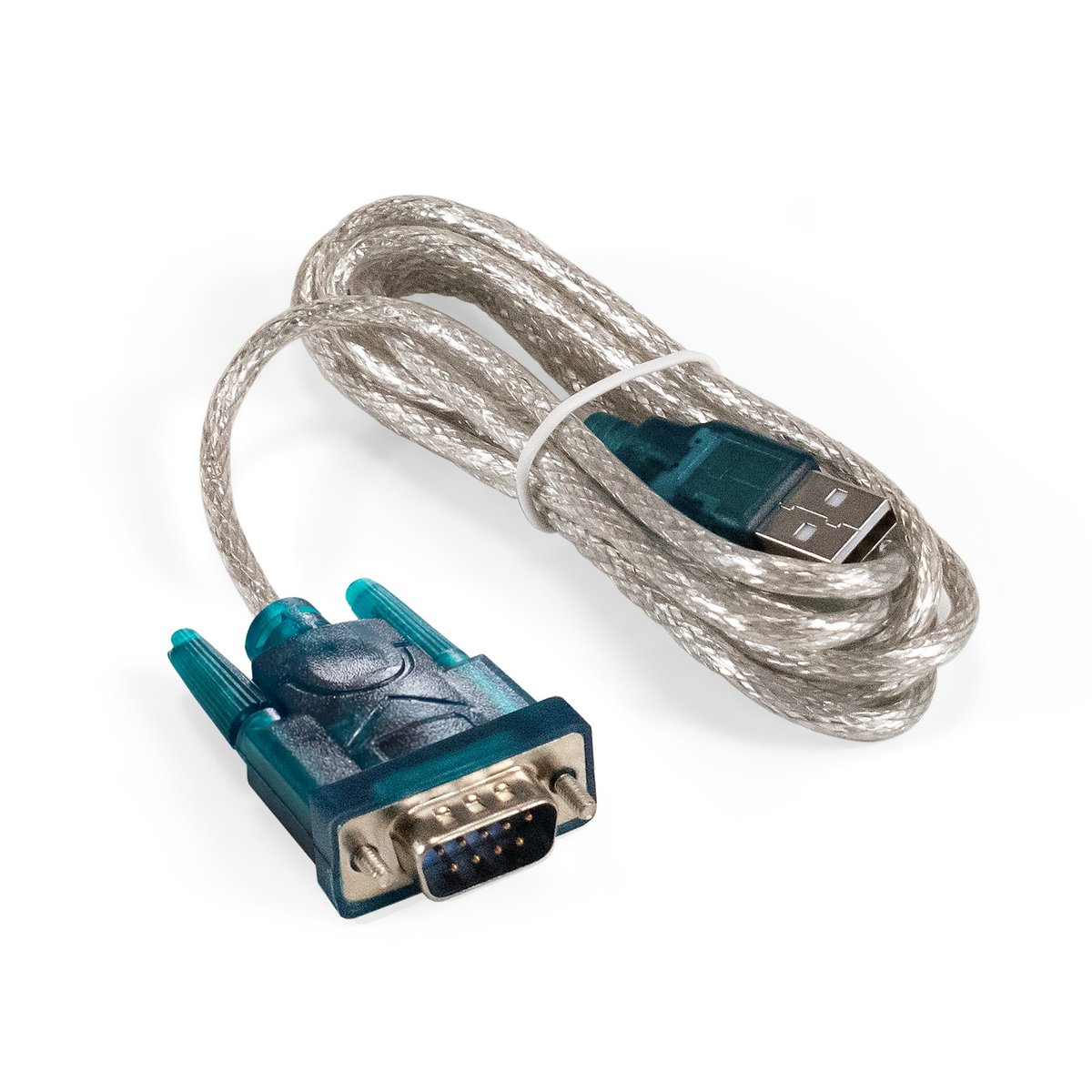 Кабель-адаптер EXEGATE EX294752RUS, USB 2.0 AM–DB9M (RS232), 1,8 м