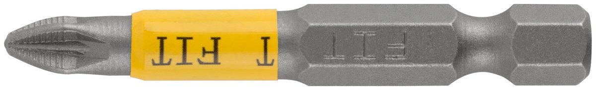 Бита FIT 57515, сталь S2, PZ2, 50 мм, 2 шт