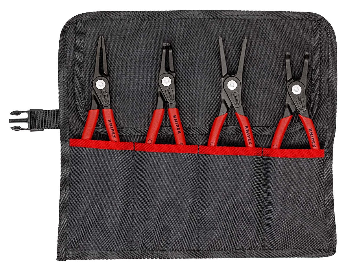 Набор щипцов Knipex KN-001957V01 для стопорных колец, 4 предмета