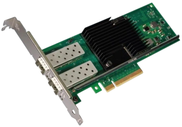 Сетевая карта Intel EX710DA2G1P5, X710-DA2, 10GbE/1GbE, 2×SFP+