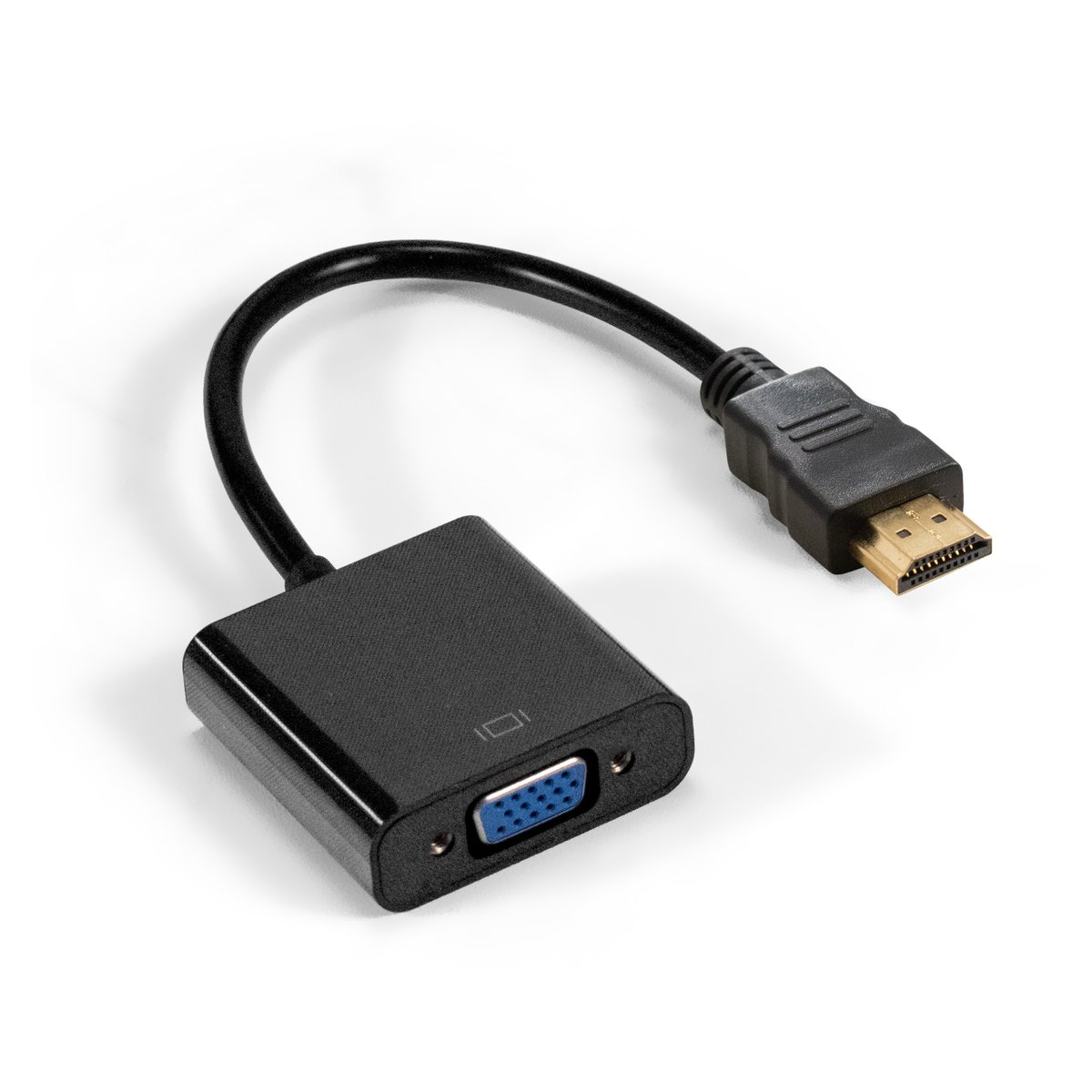 Кабель-переходник EXEGATE EX294717RUS, HDMI (M) — VGA (15F), 0.2 м