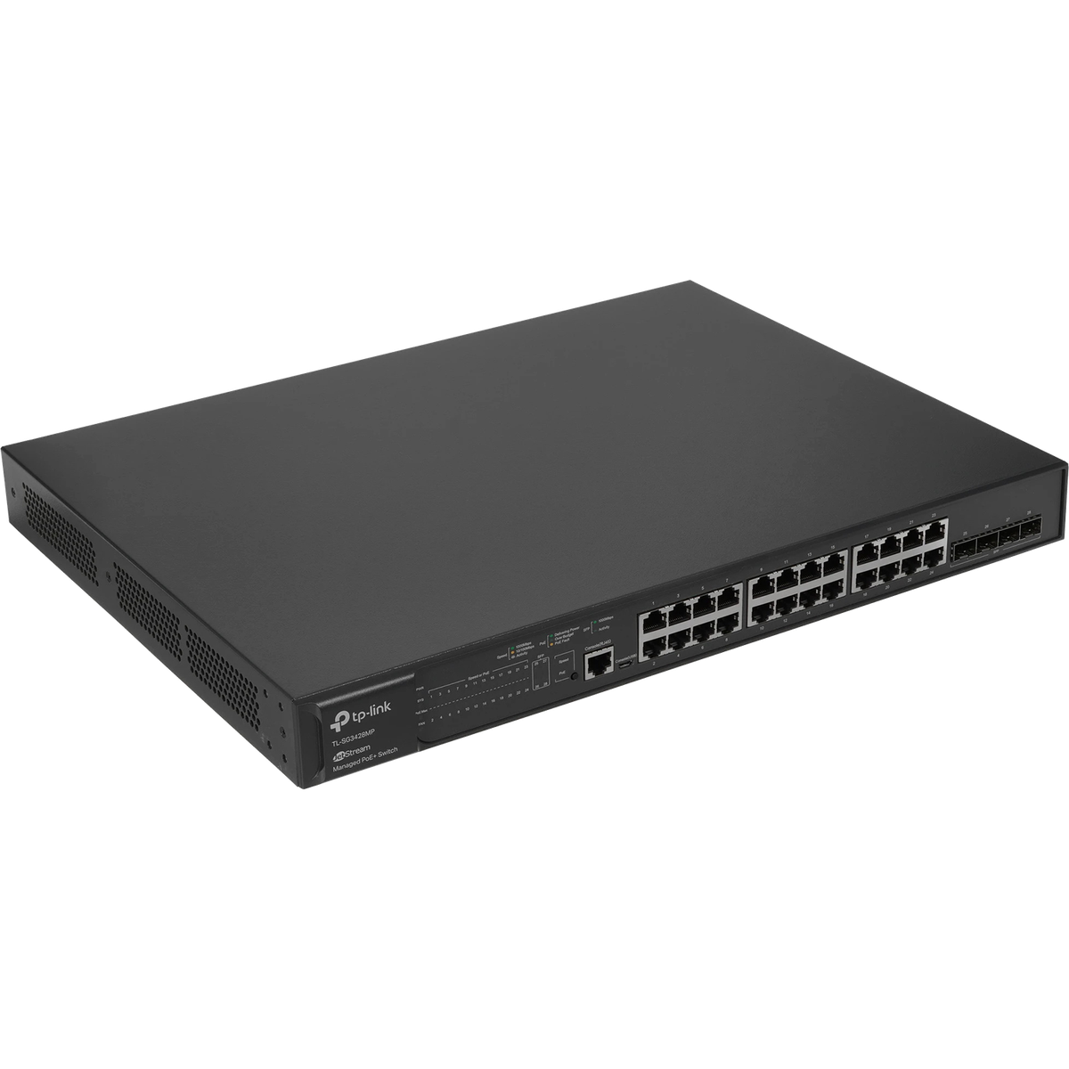 Коммутатор TP-Link SG3428MP, L2+, 24×PoE+ 1GbE, 4×SFP, 384Вт