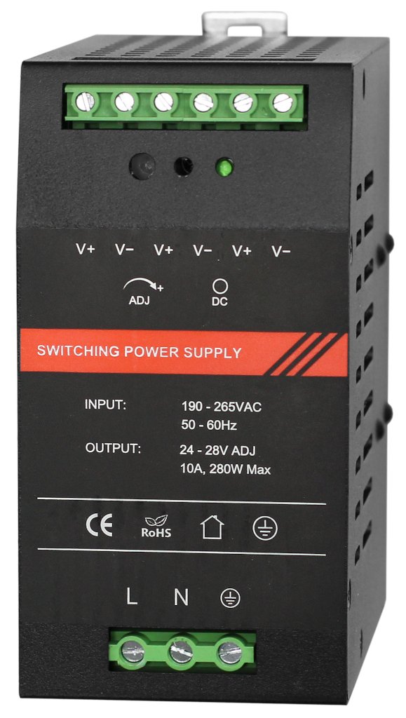 ИБП Smartec ST-PS210DDU-BK, DIN-рейка, 24 В, 10 А