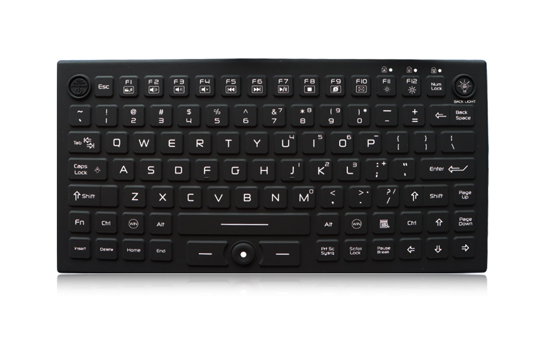 Клавиатура KEY TECHNOLOGY K-TEK-M288HP-FN-DT-US/RU-USB, IP68, 93 клавиши, USB