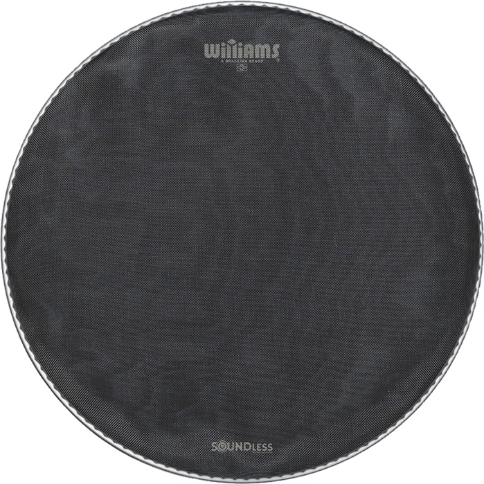 Пластик для ударных WILLIAMS WL1-MESH-18, однослойный, бесшумный, 18"