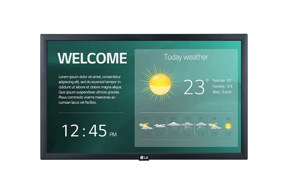 Дисплей LG 22SM3G, 22", 1920×1080, webOS 2.0