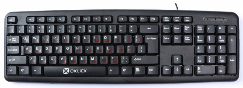 Клавиатура OKLICK 90M Black USB