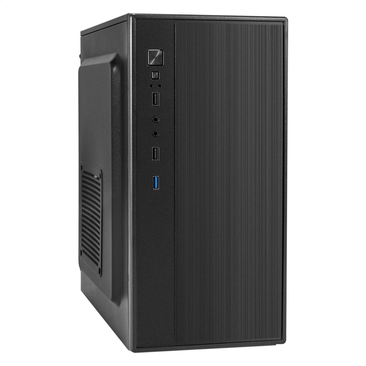 EX299264RUS Minitower ExeGate BAA-408U-UNS350 (mATX,БП UNS350 с вент.  12см,2*USB+1*USB3.0,HD  Audio,черный)
