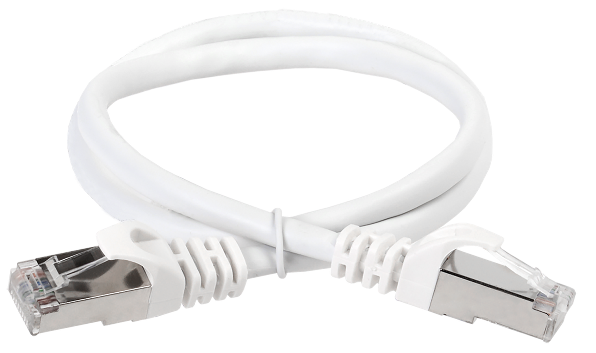 Патч-корд ITK PC08-C5EFL-7M, кат.5E FTP LSZH, 7м, белый