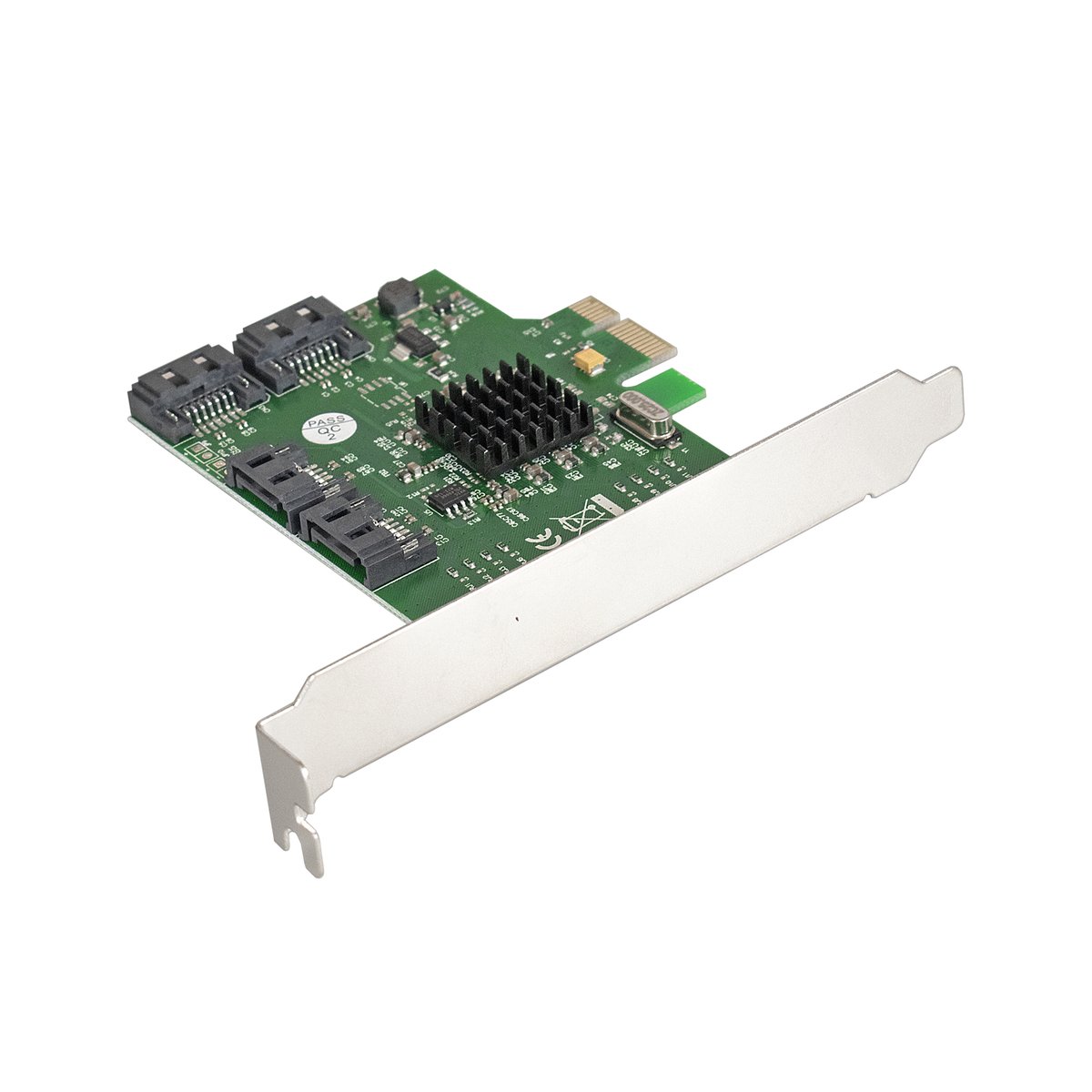 Контроллер ExeGate EXE-503, PCI-E x1, SATA3 6 Гбит/с, 4 внутренних порта