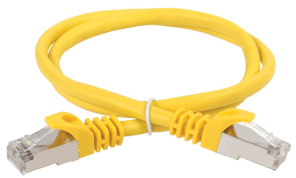 Патч-корд ITK PC05-C5EF-3M, Cat.5e FTP, 3м, желтый