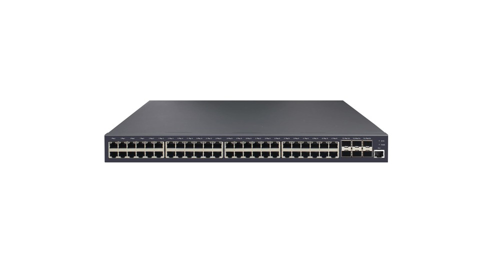 Коммутатор NIKOMAX GL-SW-G201-54TC, L2++, 48×1GbE, 6×10G SFP+, 1U