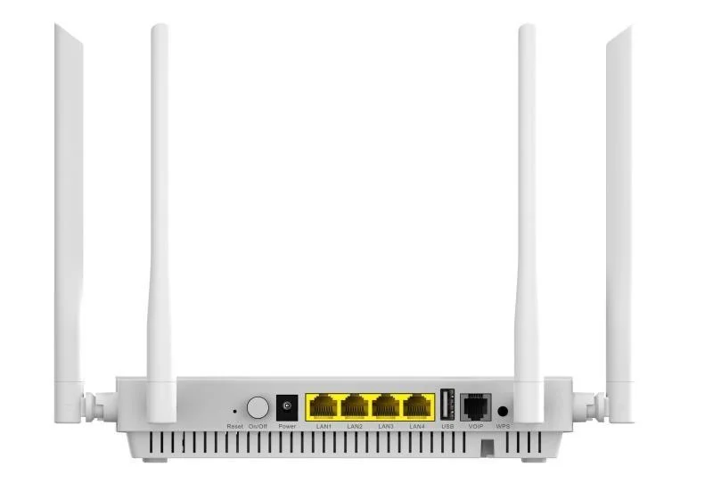 Абонентский терминал B-OptiX BO-ONU-GPON-4G-1P-DW6, GPON, 4×1GbE, POTS, Wi-Fi 6