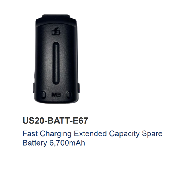 Аккумулятор M3 Mobile US20-BATT-E67-S10, 6700 мАч, быстрая зарядка, 10 шт