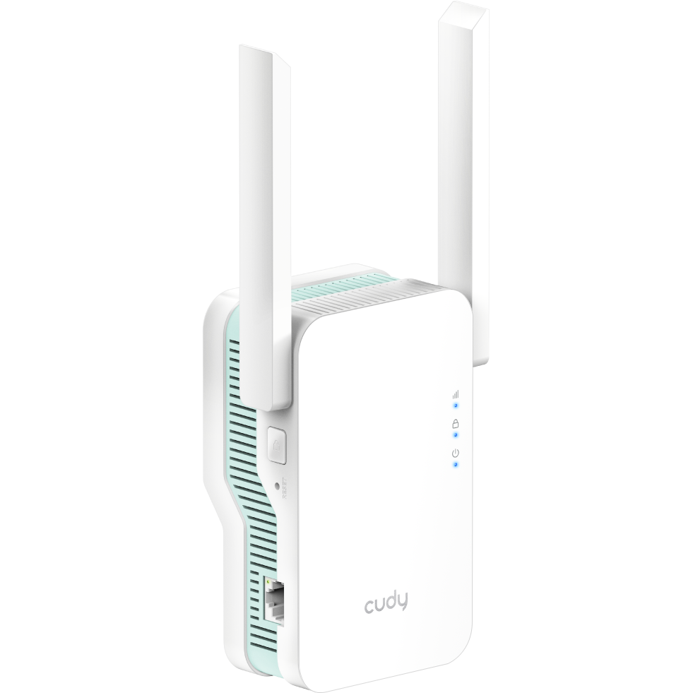 Усилитель сигнала CUDY RE1500, Wi-Fi 6 AX1500, 2,4/5 ГГц, Mesh, 1×100 Мбит/с