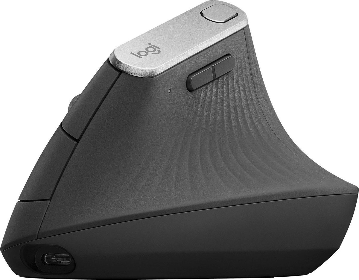 Мышь Logitech MX Vertical, беспроводная, оптическая 4000 dpi, BT/радиоканал, USB-C