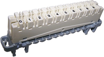 Плинт TWT TWT-LSA10P-DIS-5E, 10 пар, кат.5e, размыкаемый