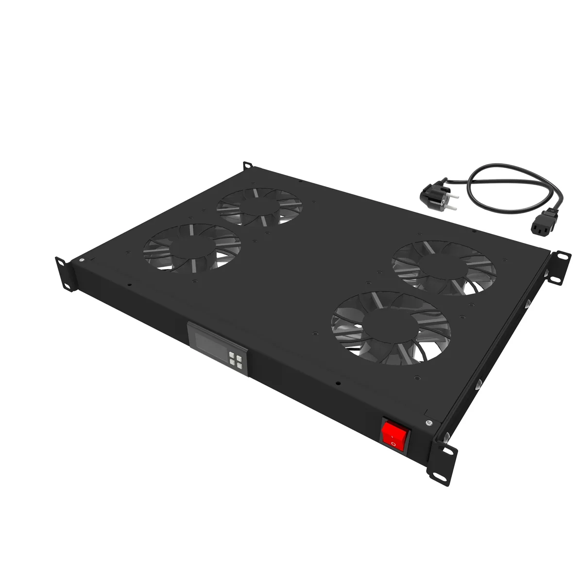 Модуль вентиляторный SNR-SHELF-4F-THERM, 19" 1U, 4 вентилятора